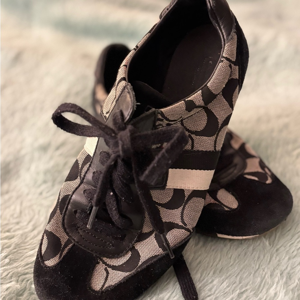 Coach Monogram Patterned Sneakers - image 5